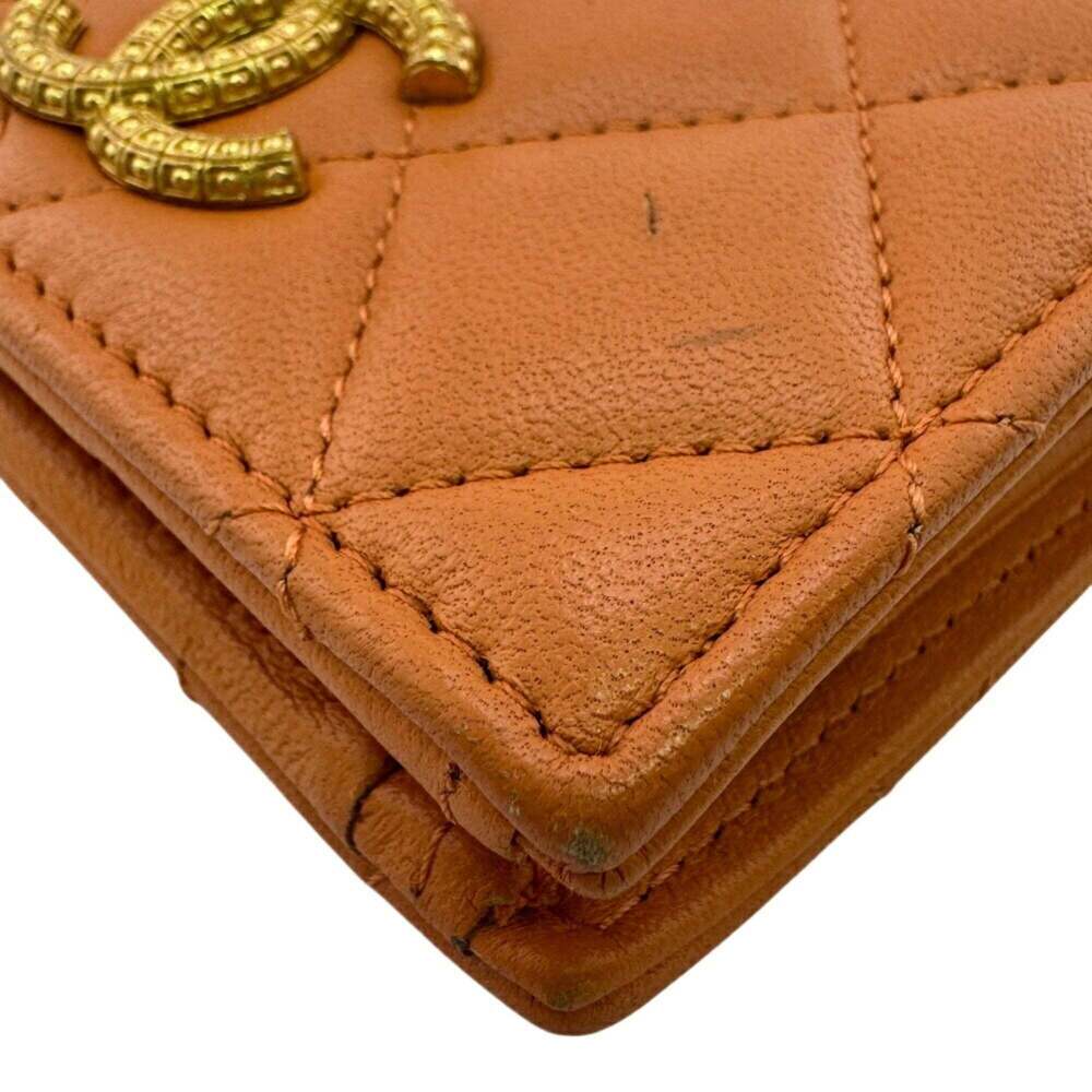 CHANEL Orange Wallet - Picture 4 of 11